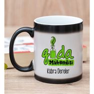 Hediye Dükkanı Kişiye Özel Gıda Mühendisi Sihirli Kupa Bardak