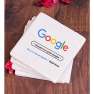 Hediye Dükkanı Kişiye Özel Google Tasarım Esprili Taş Bardak Altlığı