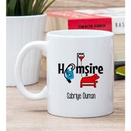Hediye Dükkanı Kişiye Özel Hemşire Beyaz Kupa Bardak