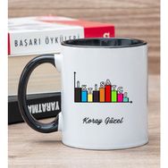 Hediye Dükkanı Kişiye Özel İktisatçı Siyah Kupa Bardak