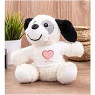 Hediye Dükkanı Kişiye Özel Kişiye Özel Kalpli Peluş Köpek