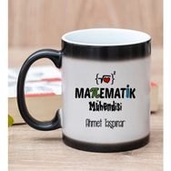 Hediye Dükkanı Kişiye Özel Matematik Mühendisi Sihirli Kupa Bardak