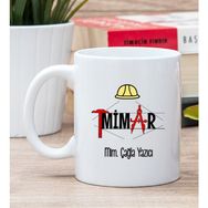 Hediye Dükkanı Kişiye Özel Mimar Beyaz Kupa Bardak