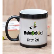 Hediye Dükkanı Kişiye Özel Muhasebeci Sihirli Kupa Bardak