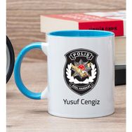 Hediye Dükkanı Kişiye Özel Özel Harekat Polisi Mavi Kupa