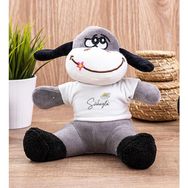 Hediye Dükkanı Kişiye Özel Papatya Tasarımlı İsimli Peluş Eşek