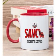 Hediye Dükkanı Kişiye Özel Savcı Kırmızı Kupa