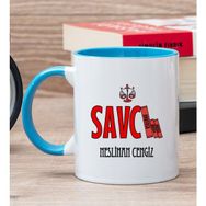 Hediye Dükkanı Kişiye Özel Savcı Mavi Kupa