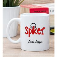 Hediye Dükkanı Kişiye Özel Spiker Beyaz Kupa Bardak