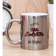 Hediye Dükkanı Kişiye Özel Tıbbi Sekreter Silver Kupa Bardak