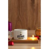 Hediye Dükkanı Ziraat Mühendisi Ahşap Altlıklı Mumlu Fincan