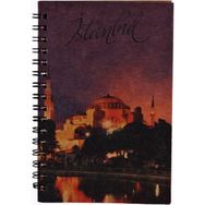 Hediye Kanalı Kraft Ayasofya Cami Temalı Spiralli Defter