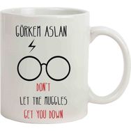 Hediye Rengi İsme Özel Harry Potter Temalı Kupa Bardak