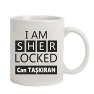 Hediye Rengi İsme Özel Tasarımlı Sherlock Kupa Bardak