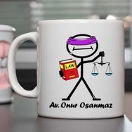 Hediye Sepeti Avukata Hediyelik Kahve Kupası