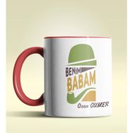Hediye Zengini Kişiye Özel Benim Babam Tasarımlı Beyaz Kupa Bardak