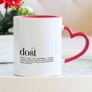 Hediyehanem ST-D2122-M4 Dost Kalpli Kupa Bardak