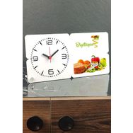 Hediyelen Diyetisyene Hediye 002 Ahşap Masa Saati