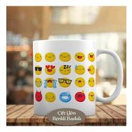 HEDIYELIK-23-2147815843 Emoji Suratları Kupa Bardak