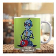 HEDIYELIK-439-2147502095 Elma Tutan Robot Kupa Bardak