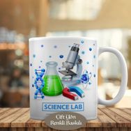 HEDIYELIK-9382 Laboratuvar Gereçleri DNA Molekülleri Kupa Bardak
