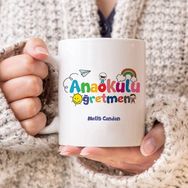 Hediyemen Anaokulu Öğretmenlerine Özel Kupa Bardak