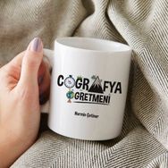 Hediyemen Coğrafya Öğretmenine Özel Kupa Bardak