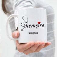 Hediyemen İsme Özel Hemşire Kupa Bardak