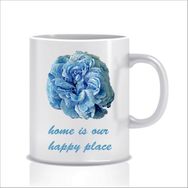 Hediyenza Home Is Our Happy Place Tasarım Kupa Bardak