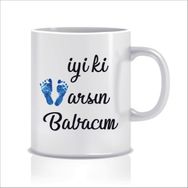 Hediyenza İyi Ki Varsın Babacım Tasarım Kupa Bardak