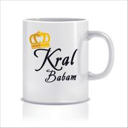 Hediyenza Kral Babam Tasarım Kupa Bardak