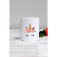 Hedizu Unicorn Beyaz Kupa Bardak