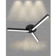 Hegza Lighting Admira Plafonyer Siyah 4000K Doğal Beyaz Modern Led Avize