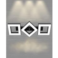Hegza Lighting Compagno Plafonyer Siyah 4000K Doğal Beyaz Modern Led Avize