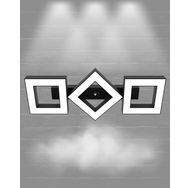 Hegza Lighting Compagno Plafonyer Siyah 6500K Beyaz Işık Modern Led Avize