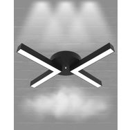 Hegza Lighting Contento Plafonyer Siyah 6500K Beyaz Işık Modern Led Avize