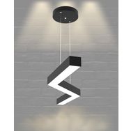 Hegza Lighting Gabbiano Ayarlanabilir Sarkıt Siyah 4000K Doğal Beyaz Modern Led Avize
