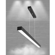 Hegza Lighting Lineer-100 Ayarlanabilir Sarkıt Siyah 6500K Beyaz Işık Modern Led Avize