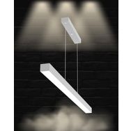 Hegza Lighting Lineer-80 Ayarlanabilir Sarkıt Gri Kasa 4000K Doğal Beyaz Modern Led Avize