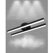 Hegza Lighting Mellizo Plafonyer Siyah 6500K Beyaz Işık Modern Led Avize