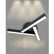 Hegza Lighting Mirador Plafonyer Siyah 4000K Doğal Beyaz Modern Led Avize
