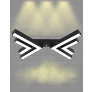 Hegza Lighting Osso Plafonyer Siyah 3000K Sarı Işık Modern Led Avize