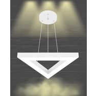 Hegza Lighting Trian Ayarlanabilir Sarkıt Beyaz Kasa 3000K Sarı Işık Modern Led Avize