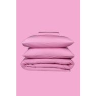 Helen George Basic Pembe Tek Kişilik Nevresim Takımı