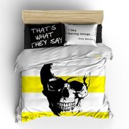 Helen George Skull Çift Kişilik Nevresim Takımı