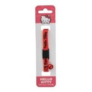Hello Kitty Figürlü ve Yazılı 20x30 cm Kırmızı Siyah Kedi Boyun Tasması