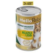 Hello Paty Yetişkin Kuzu Etli Kıyılmış 24x415 gr Köpek Maması