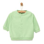 HelloBaby Basic Erkek Bebek Koyu Mavi Ribanalı Hırka
