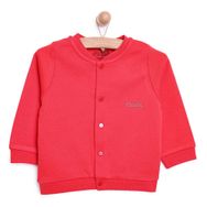HelloBaby Basic Kız Bebek Kırmızı Ribanalı Hırka