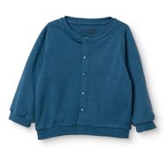 HelloBaby Erkek Bebek Basic Hırka Çıtçıtlı Bisiklet Yaka Uzun Kol - Koyu Mavi